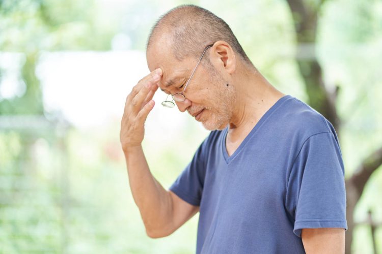Elderly Asians with headaches and depression
